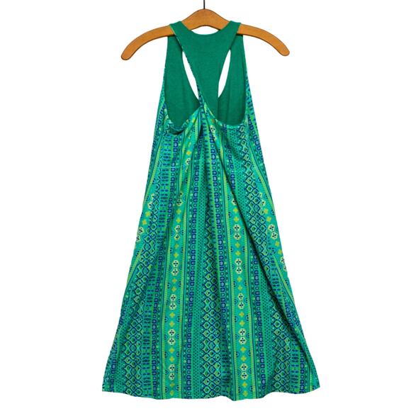 Women's Small KUHL Green Reversible Cotton Blend Sleeveless Dress - Picture 2 of 8